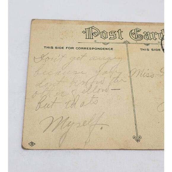 c1900s Stick with me kiddo, and you're wear Diamonds Romance Antique Postcard - Picture 8 of 11